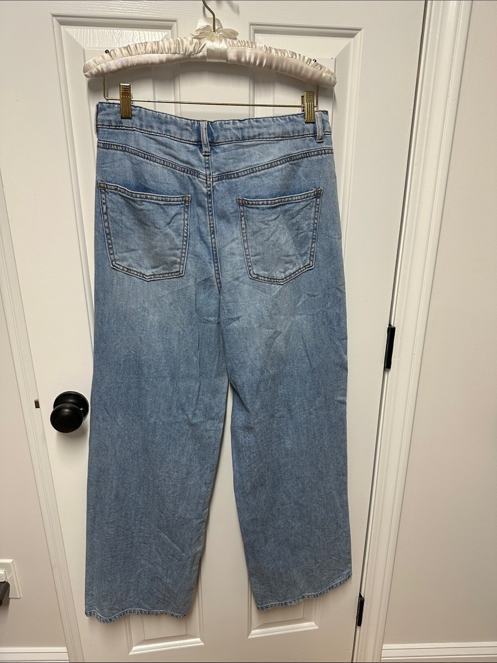 Drawstring Wide Leg Jeans - Picture 2 of 4